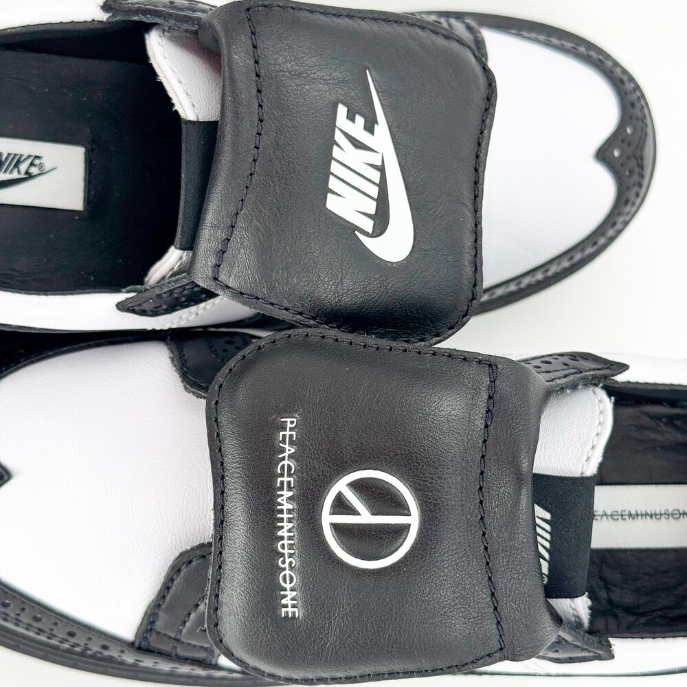Nike x PEACEMINUSONE Kwondo 1 Panda G-Dragon Black White W6 M4.5 DH2482-101 - Picture 6 of 12
